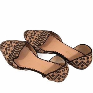 RESTRICTED tribal inspired flats